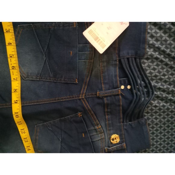 CUTIE PIE JEANS COLOR DARK DEMIN SIZE (15) STRETCH, FLARED - Picture 7 of 7